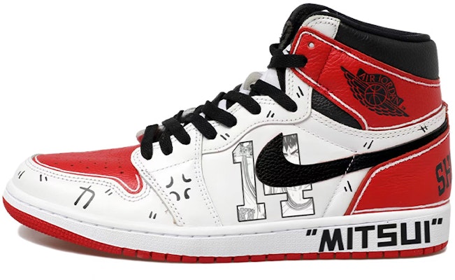 커스텀 에어 조던 1 슬램덩크 강백호 (Custom Air Jordan 1 Slam Dunk Kang Baek-ho) 555088-161(Team拾玖-王三井寿男女S-BOX) Order 커스텀 에어 조던 1 슬램덩크 강백호 (Custom Air Jordan 1 Slam Dunk Kang Baek-ho) 555088-161(Team拾玖-王三井寿男女S-BOX)