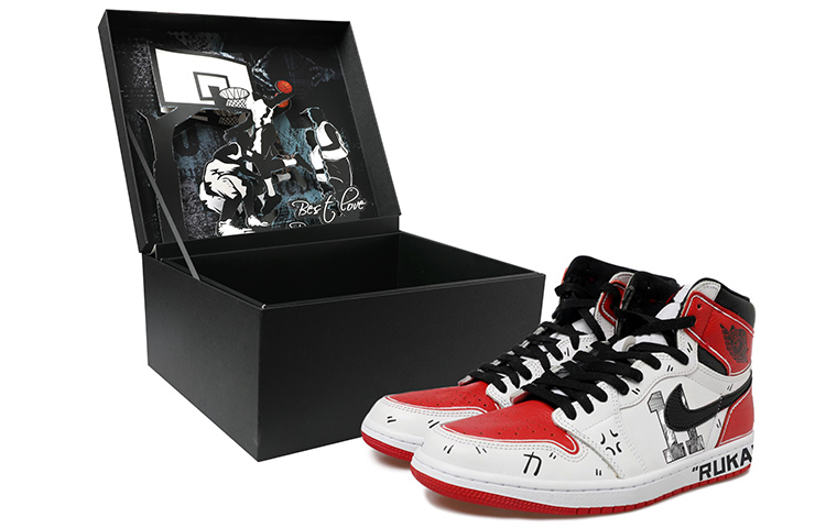 Buy Zapatillas Personalizadas Air Jordan 1 Retro High OG "Sakuragi" 555088-161(Team拾玖-流川枫男女S-BOX)