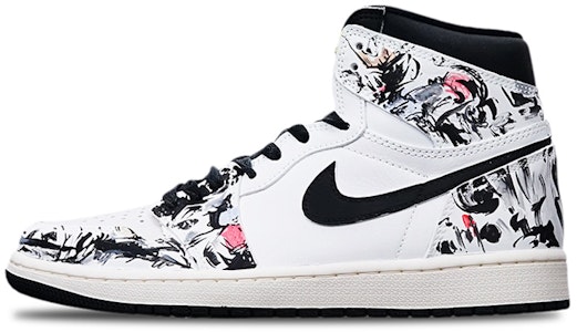 【訂製球鞋】 Jordan Air Jordan 1 Retro High OG "Volt" 潑墨機械風 高幫 復古籃球鞋 男女同款 黑紅 Buy 【訂製球鞋】 Jordan Air Jordan 1 Retro High OG "Volt" 潑墨機械風 高幫 復古籃球鞋 男女同款 黑紅