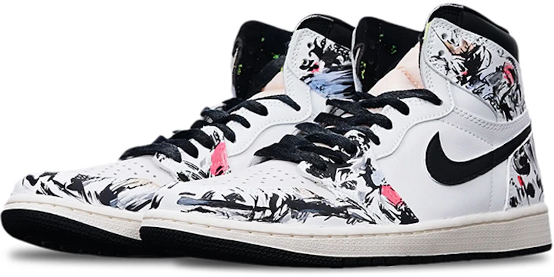 Jordan 1 Retro High OG Volt/Negro/Rojo 555088-702(Teamone-高帮泼墨黑红蓝) Lookbook Jordan 1 Retro High OG Volt/Negro/Rojo 555088-702(Teamone-高帮泼墨黑红蓝)