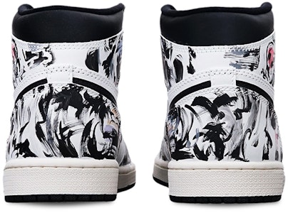 【訂製球鞋】 Jordan Air Jordan 1 Retro High OG "Volt" 潑墨機械風 高幫 復古籃球鞋 男女同款 黑紅 Shop 【訂製球鞋】 Jordan Air Jordan 1 Retro High OG "Volt" 潑墨機械風 高幫 復古籃球鞋 男女同款 黑紅