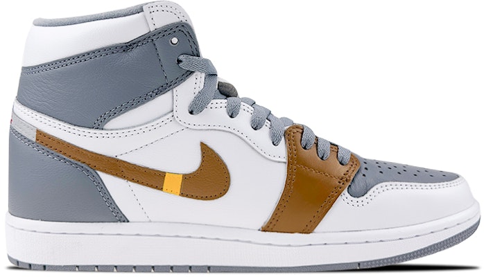 에어 조던 1 레트로 OG '화이트 그레이 GOAT' (커스텀) 555088-037(Team47-男女款山羊SBOX) Lookbook 에어 조던 1 레트로 OG '화이트 그레이 GOAT' (커스텀) 555088-037(Team47-男女款山羊SBOX)