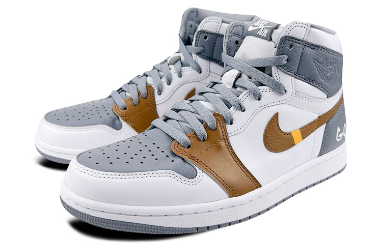 [Custom Shoes] Jordan 1 High 'White Grey GOAT' 圖 4