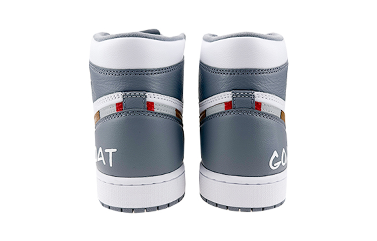 [Custom Shoes] Jordan 1 High 'White Grey GOAT' 圖 6