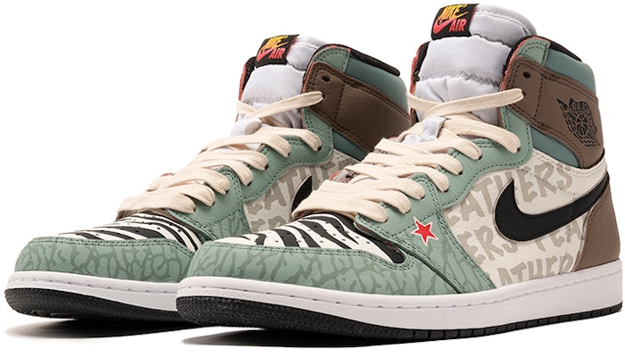 【定制鞋】Air Jordan 1 复古高帮 OG '野鹤摩卡星爆' 555088-603(TeamB-男女款摩卡玉松绿白绿) Lookbook 【定制鞋】Air Jordan 1 复古高帮 OG '野鹤摩卡星爆' 555088-603(TeamB-男女款摩卡玉松绿白绿)