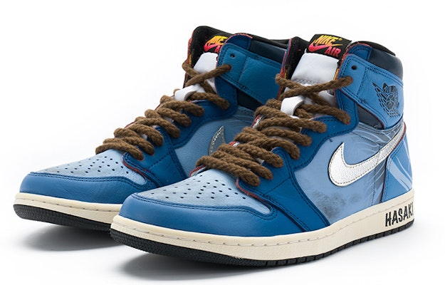 カスタムAJ1 レトロHIGH OG “風刃ヤスオ” 555088-603(TeamB-男款亚索灰蓝) Lookbook カスタムAJ1 レトロHIGH OG “風刃ヤスオ” 555088-603(TeamB-男款亚索灰蓝)