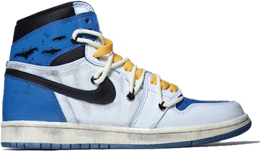 【定制球鞋】Jordan Air Jordan 1 Retro High OG 兔年主题 蝙蝠城堡 星溯未來 高幫 籃球鞋 男女同款 克萊因白藍 Order 【定制球鞋】Jordan Air Jordan 1 Retro High OG 兔年主题 蝙蝠城堡 星溯未來 高幫 籃球鞋 男女同款 克萊因白藍