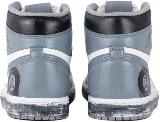 【定制球鞋】Jordan Air Jordan 1 悟 特殊禮盒 胖小匠定制 復古籃球鞋 高幫 男女同款 黑白灰 Shop 【定制球鞋】Jordan Air Jordan 1 悟 特殊禮盒 胖小匠定制 復古籃球鞋 高幫 男女同款 黑白灰