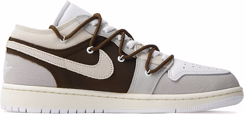 커스텀 에어 조던 1 로우 '시멘트 라떼 펑크' DN1635-002(Team拾柒-男款水泥拿铁球鞋低帮) Lookbook 커스텀 에어 조던 1 로우 '시멘트 라떼 펑크' DN1635-002(Team拾柒-男款水泥拿铁球鞋低帮)