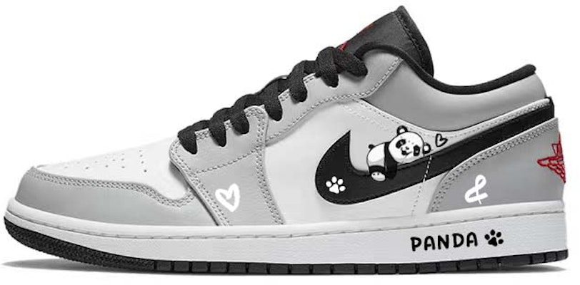 カスタムAJ1 ロー "レイジーパンダ" 553558-030(Team56-慵懒大熊猫) Buy カスタムAJ1 ロー "レイジーパンダ" 553558-030(Team56-慵懒大熊猫)