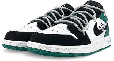 Zapatillas Personalizadas Air Jordan 1 Retro Low "Panda - Verde" 553560-113(Team叁-女AJ黑绿熊猫解) Lookbook Zapatillas Personalizadas Air Jordan 1 Retro Low "Panda - Verde" 553560-113(Team叁-女AJ黑绿熊猫解)