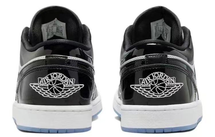 Shop [定制鞋款] Air Jordan 1 复古低帮 '熊猫' DV1309-100(Team56-慵懒大熊猫)