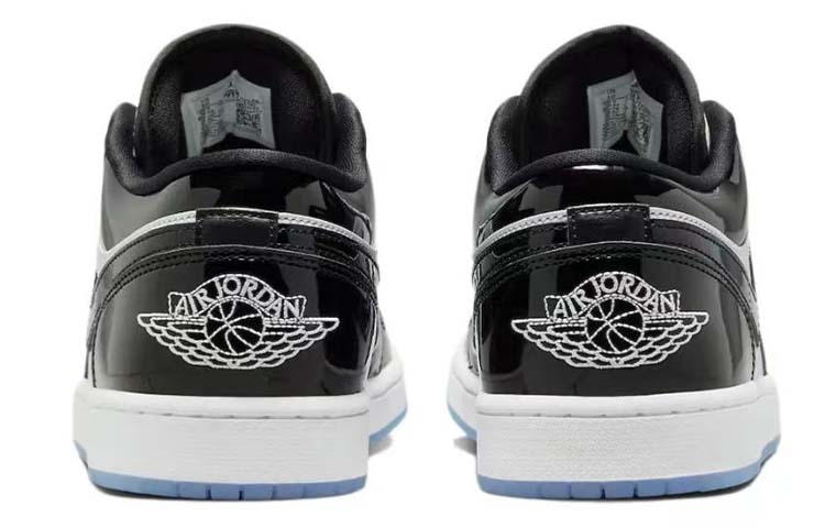 Shop 【定制球鞋】Jordan Air Jordan 1 熊貓 國風 可愛熊貓 抱竹熊貓 防滑耐磨 低筒 復古籃球鞋 男款 白黑