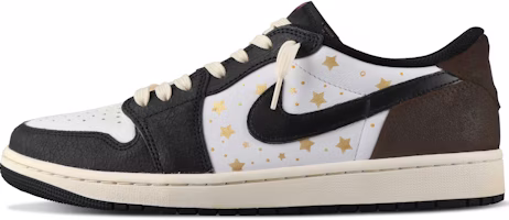 【訂製球鞋】 Jordan Air Jordan 1 復古低筒OG 星星 配搭 提高 高度 男女共用 復古籃球鞋 白金黑棕 Buy 【訂製球鞋】 Jordan Air Jordan 1 復古低筒OG 星星 配搭 提高 高度 男女共用 復古籃球鞋 白金黑棕