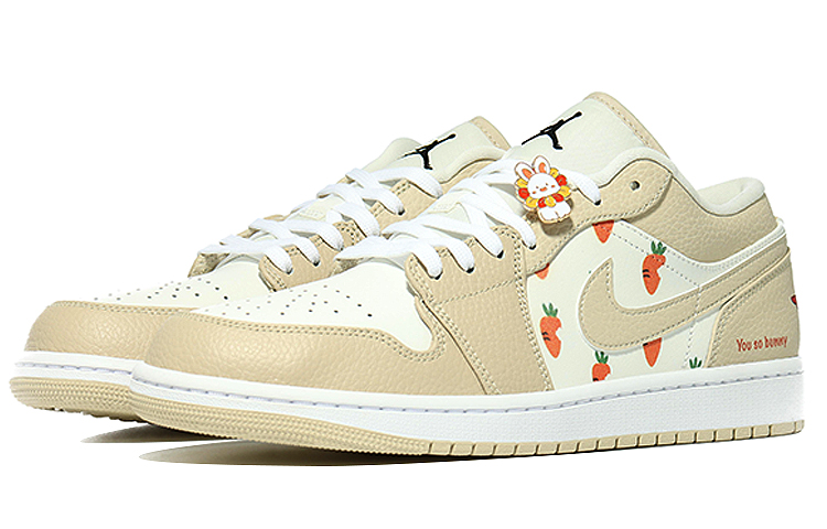 Lookbook Zapatillas Air Jordan 1 SE Low 'Conejo y Zanahoria Año del Conejo' FB7168-121(Team10-兔年大吉)