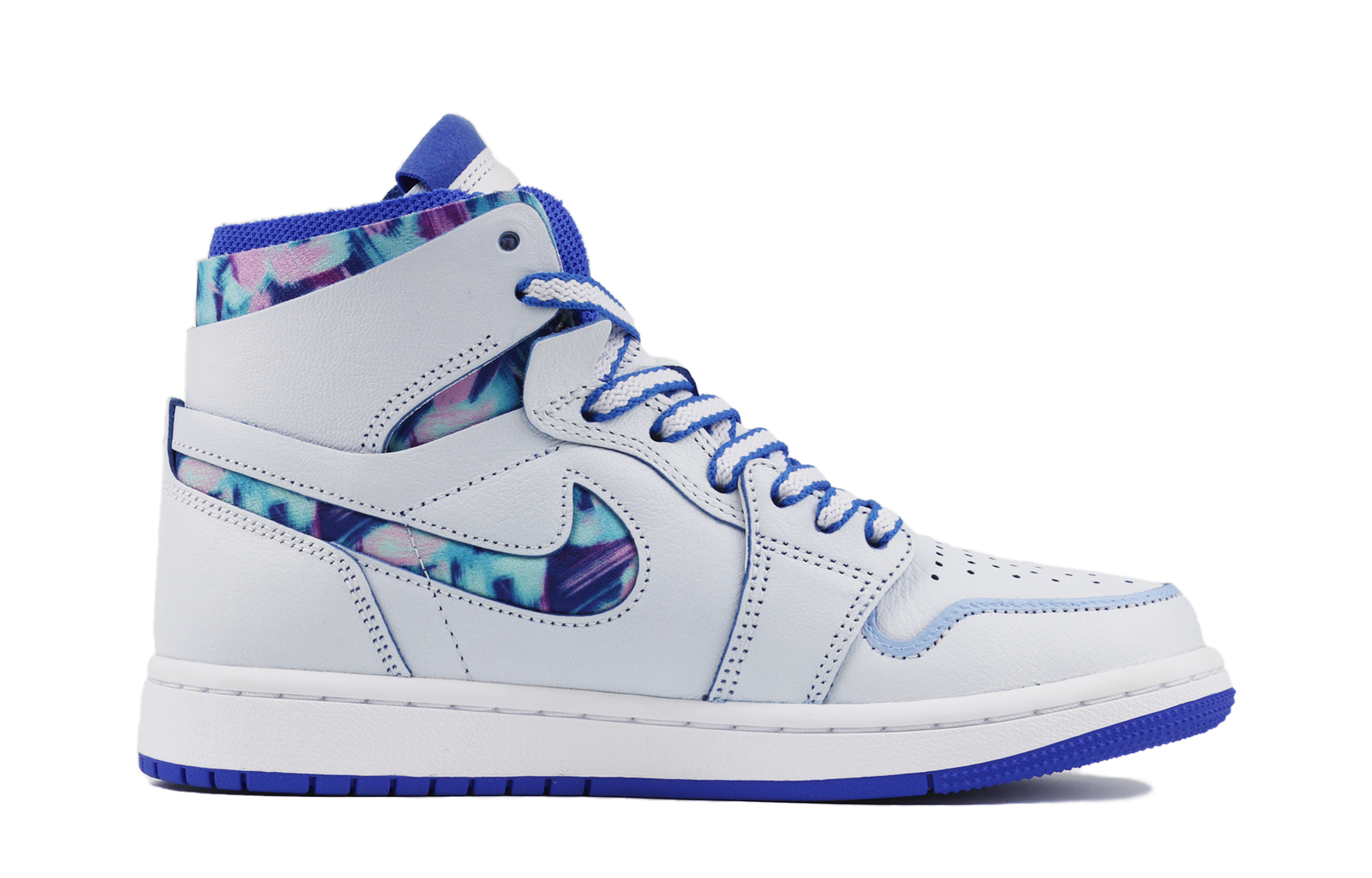 Order 【定制鞋款】Air Jordan 1 Zoom CMFT '涂鸦白紫' DV5575-140(Team42-女款自由涂鸦白紫)