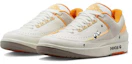 Lookbook 【訂製籃球鞋】 Jordan Air Jordan 2 可愛萌寵 懶散大熊貓 蜜瓜 防滑耐磨 低筒 復古籃球鞋 男款 白橙