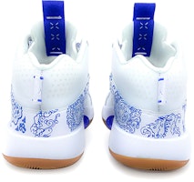 【定制球鞋】 Jordan Air Jordan 35 噴繪 “青花瓷”中國風 低幫 籃球鞋 男女同款 白藍 Shop 【定制球鞋】 Jordan Air Jordan 35 噴繪 “青花瓷”中國風 低幫 籃球鞋 男女同款 白藍