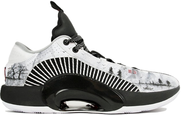 커스텀 에어 조던 35 로우 PF '수묵화' CW2459-101(TeamJ-男女同款水墨画黑白) Order 커스텀 에어 조던 35 로우 PF '수묵화' CW2459-101(TeamJ-男女同款水墨画黑白)