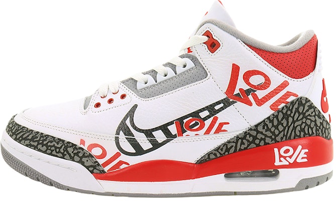 에어 조던 3 레트로 '블랙 레드 믹스' (커스텀) DN3707-160(Team10-恋爱脑) Buy 에어 조던 3 레트로 '블랙 레드 믹스' (커스텀) DN3707-160(Team10-恋爱脑)