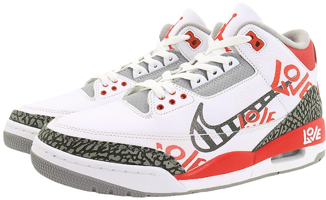 에어 조던 3 레트로 '블랙 레드 믹스' (커스텀) DN3707-160(Team10-恋爱脑) Lookbook 에어 조던 3 레트로 '블랙 레드 믹스' (커스텀) DN3707-160(Team10-恋爱脑)