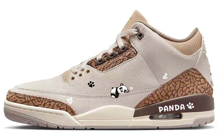 [Custom Shoes] Air Jordan 3 Retro Low 'Lazy Panda' CT8532-102-478414