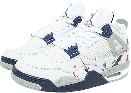 カスタム エアジョーダン4 レトロ "白墨鯉" (カスタムAJ4 レトロ "白墨鯉") DH6927-140(Team10--水墨锦鲤QD) Lookbook カスタム エアジョーダン4 レトロ "白墨鯉" (カスタムAJ4 レトロ "白墨鯉") DH6927-140(Team10--水墨锦鲤QD)