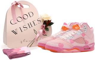 【訂製籃球鞋】 Jordan Air Jordan 5 OKHR 愛心 粉紅愛情海 中筒 復古籃球鞋 GS 粉紫 Buy 【訂製籃球鞋】 Jordan Air Jordan 5 OKHR 愛心 粉紅愛情海 中筒 復古籃球鞋 GS 粉紫