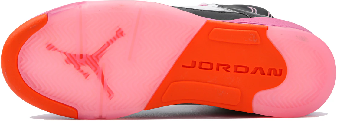 【定製球鞋】 Jordan Air Jordan 5 Retro 魅魔 網路霓虹 禮盒 高筒 復古籃球鞋 GS 黑粉 Details for 【定製球鞋】 Jordan Air Jordan 5 Retro 魅魔 網路霓虹 禮盒 高筒 復古籃球鞋 GS 黑粉