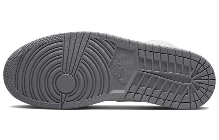 Details for 【訂製籃球鞋】Jordan Air Jordan 1 LMid 野鶴製造 水墨銅錢 特殊配飾 拼接解構 禮盒版 中筒 復古籃球鞋 男款 灰紫