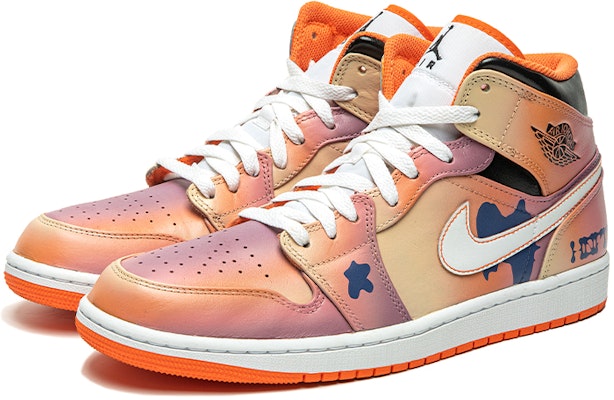 커스텀 에어조던 중 野鶴 x 미드 '선셋 그라데이션' DM3531-800(TeamB-男款日落白红G-BOX) Lookbook 커스텀 에어조던 중 野鶴 x 미드 '선셋 그라데이션' DM3531-800(TeamB-男款日落白红G-BOX)