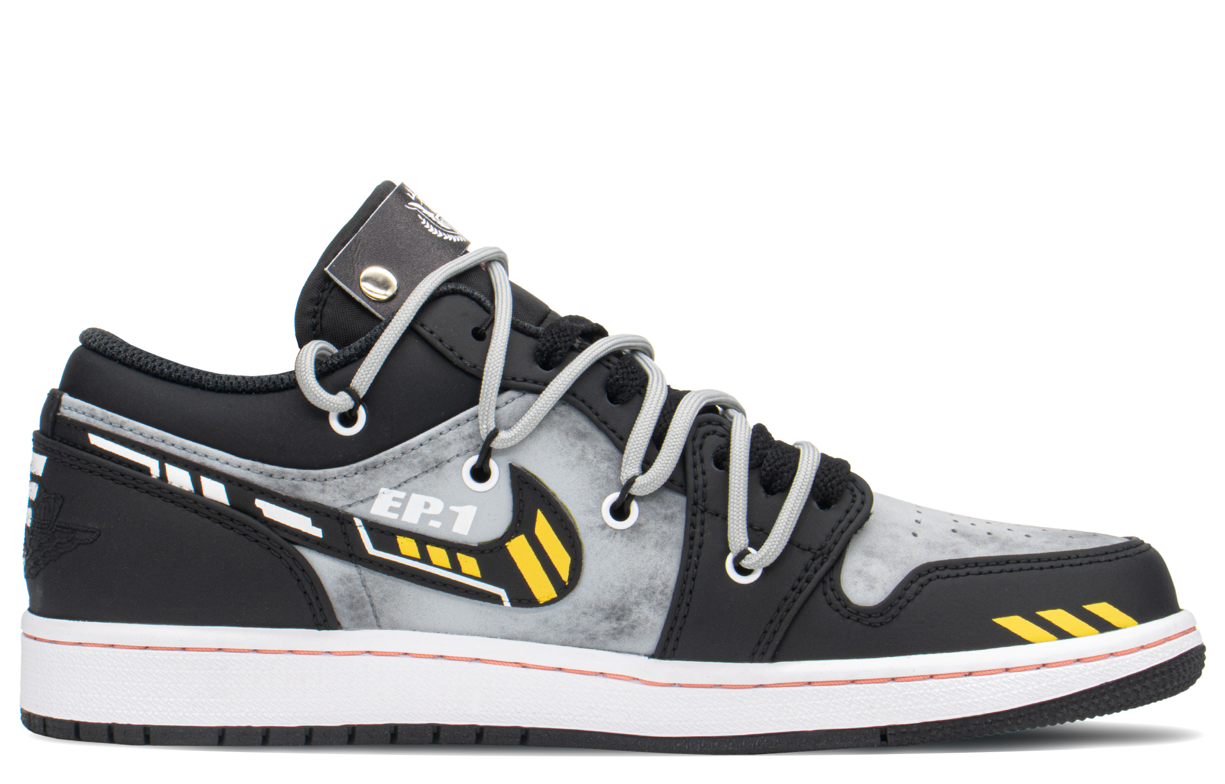 Order カスタムAJ1ロー「コール オブ デューティ ゴースト」 553558-062(TeamA-AJ幽灵S-BOX)