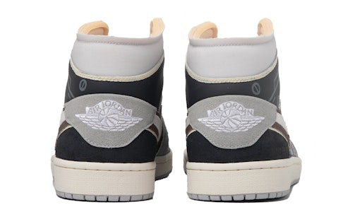 【定制球鞋】Jordan Air Jordan 1 Mid 達芬奇定制 特殊鞋盒 裂縫之外 機能 解構 中幫 復古籃球鞋 男款 黑灰 Purchase 【定制球鞋】Jordan Air Jordan 1 Mid 達芬奇定制 特殊鞋盒 裂縫之外 機能 解構 中幫 復古籃球鞋 男款 黑灰