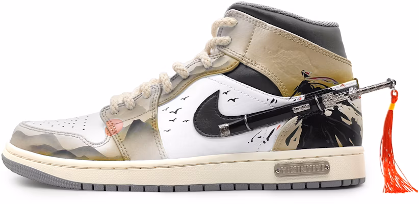 에어 조던 CLOT x 1 미드 '잉크 듄 옐로우 블랙' 커스텀 슈즈 554724-135(Team16-男款侠客江湖黄2.0) Buy 에어 조던 CLOT x 1 미드 '잉크 듄 옐로우 블랙' 커스텀 슈즈 554724-135(Team16-男款侠客江湖黄2.0)