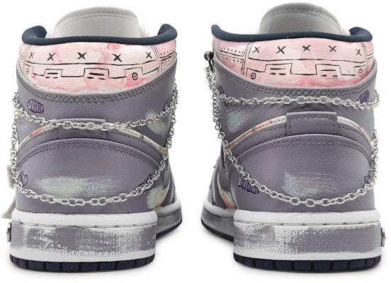 Jordan CLOT x 1 Mid "Peace Song" Rojo/Morado 554724-174(Team16-和平之歌红锈紫) Purchase Jordan CLOT x 1 Mid "Peace Song" Rojo/Morado 554724-174(Team16-和平之歌红锈紫)