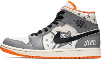 【定制鞋款】Air Jordan CLOT x 1 Mid SE '咖啡染涂鸦' DM3531-800(TeamB-男款五角星咖色B-BOX) Buy 【定制鞋款】Air Jordan CLOT x 1 Mid SE '咖啡染涂鸦' DM3531-800(TeamB-男款五角星咖色B-BOX)