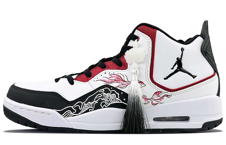 [Custom Shoes] Air Jordan Courtside 23 &#x27;Black White Red&#x27;