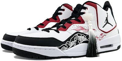 【カスタムシューズ】エアジョーダンコーツサイド23 'ブラックホワイトレッド' DZ2791-101(Team40-男款转运锦鲤黑白红) Lookbook 【カスタムシューズ】エアジョーダンコーツサイド23 'ブラックホワイトレッド' DZ2791-101(Team40-男款转运锦鲤黑白红)