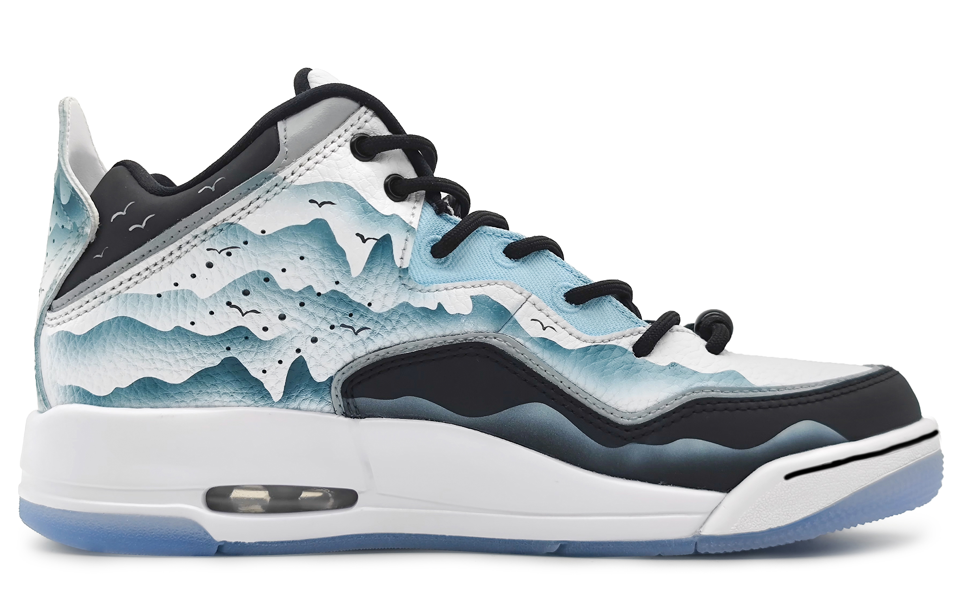 Order [커스텀 슈즈] 에어 조던 코트사이드 23 '천상의 블루' AR1002-104(Team16-女款烟雨天青）