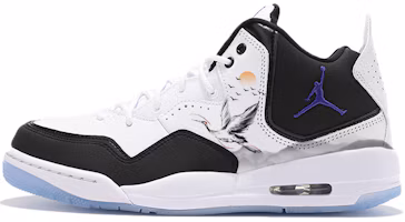 Buy 【訂製球鞋】Jordan Courtside 23 新中風 古色古香 仙鶴松山 日出西山 中筒 復古籃球鞋 GS 黑白
