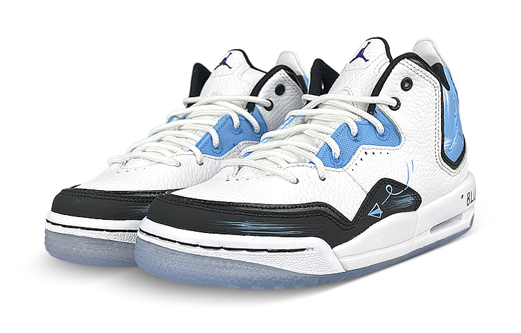 Shop [Kasut Custom] Air Jordan Courtside 23 'Concord Paper Plane' AR1002-104(Team47-女蓝飞机SBOX)