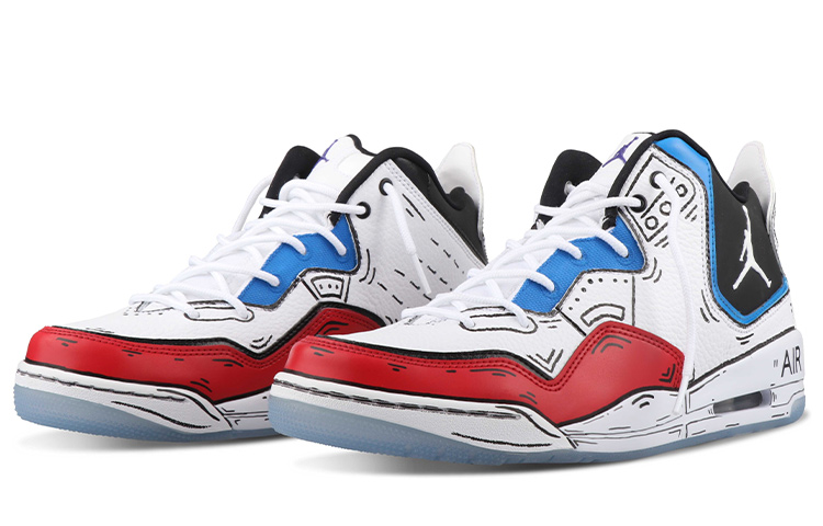 Lookbook [定制鞋] Air Jordan Courtside 23 '协调玩具专家' AR1000-104(TeamSix-男款高达蓝红)
