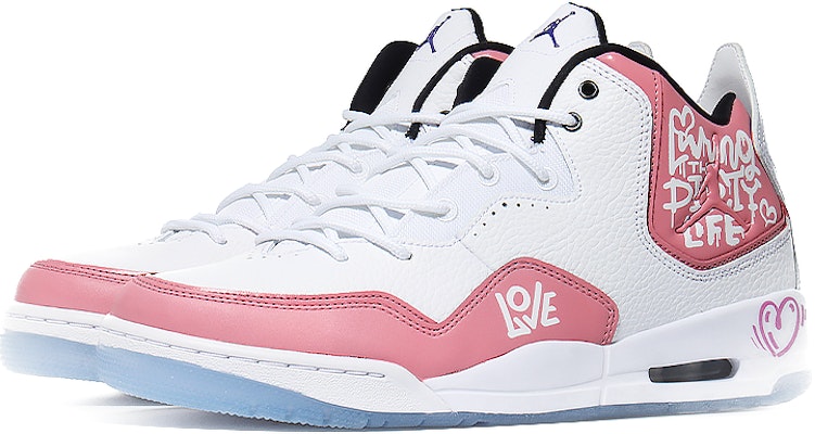 커스텀 에어 조던 코트사이드 23 '그래피티 러브 핑크 화이트' (78 characters) AR1002-104(Team10-涂鸦爱情) Lookbook 커스텀 에어 조던 코트사이드 23 '그래피티 러브 핑크 화이트' (78 characters) AR1002-104(Team10-涂鸦爱情)