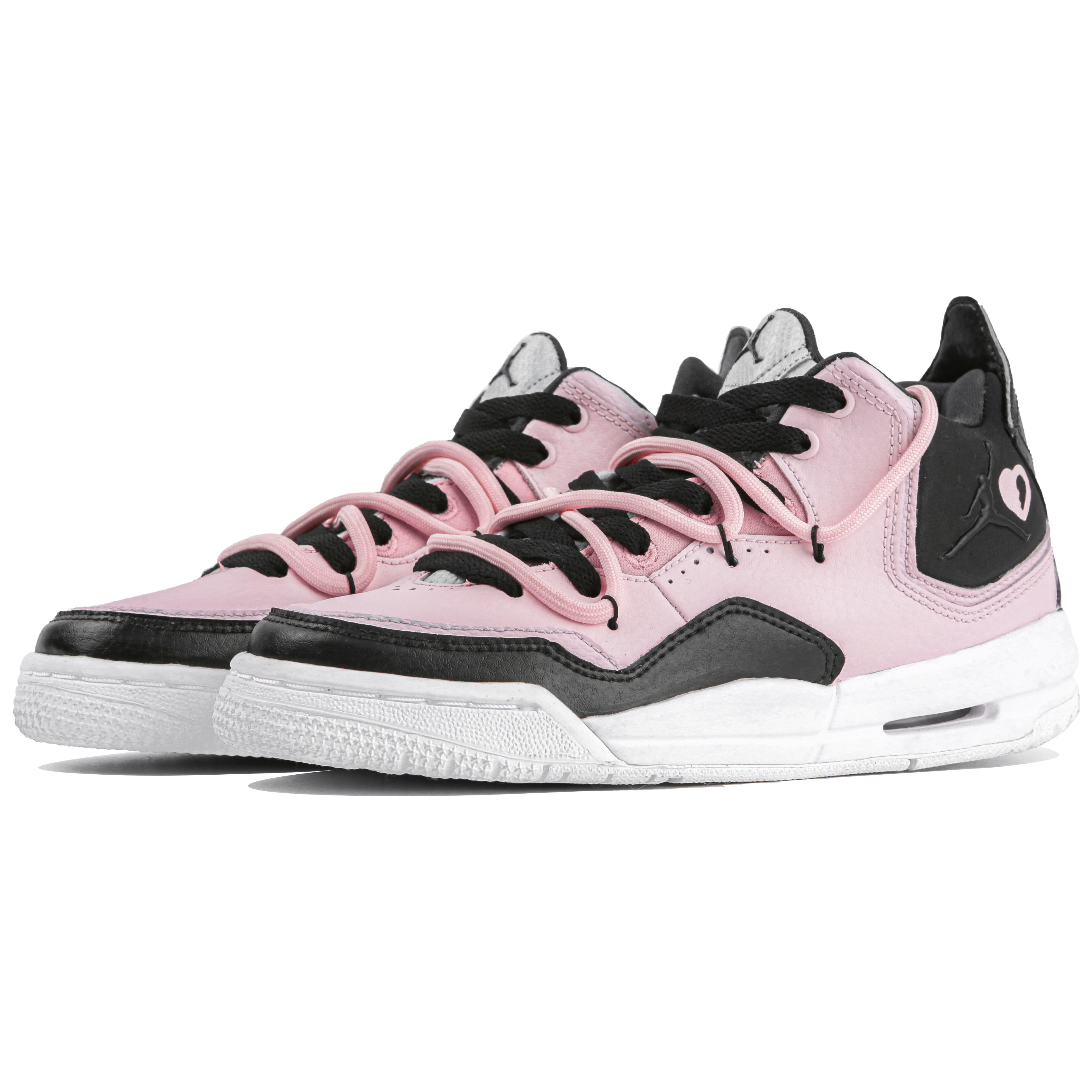 Lookbook エアジョーダン コートサイド23 "ピーチブラック" (カスタムシューズ) AR1002-002(Team4-女款蜜桃黑咖SBOX)