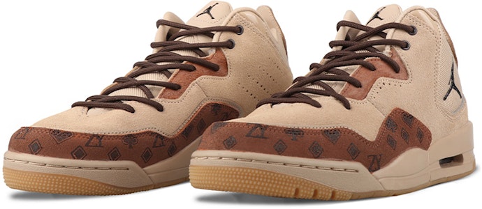 에어 조던 코트사이드 23 '포커 프린트 브라운-블랙' (커스텀) AT0057-200(TeamSix-男款扑克印花黑棕QD) Lookbook 에어 조던 코트사이드 23 '포커 프린트 브라운-블랙' (커스텀) AT0057-200(TeamSix-男款扑克印花黑棕QD)