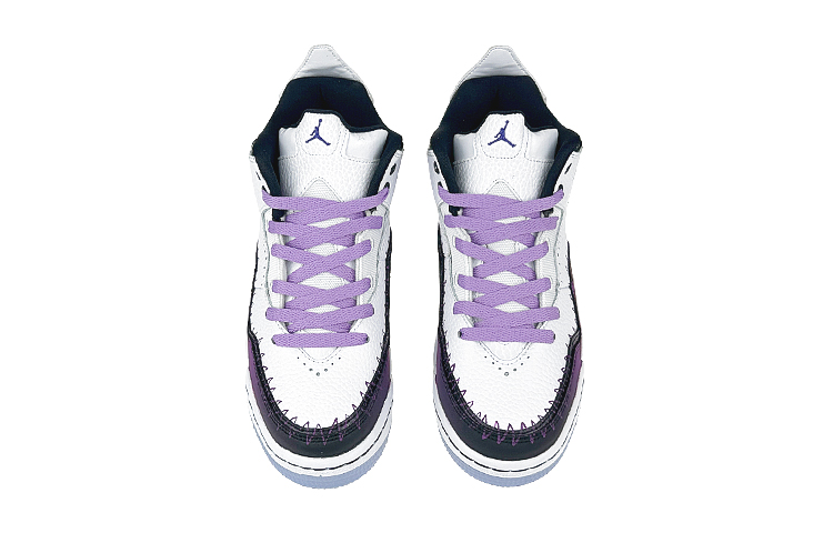 Purchase 【定制球鞋】Jordan Courtside 23 SOS 越獄兔 漸變 禮盒 中幫 復古籃球鞋 GS 黑白紫