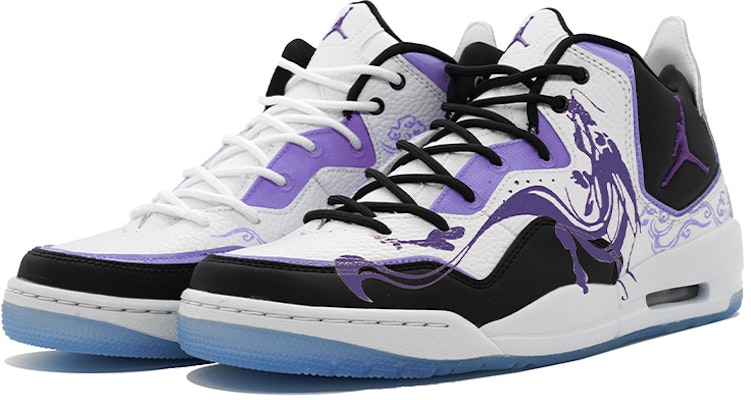 에어 조던 코트사이드 23 '백자흑룡' (커스텀) AR1000-104(Team16-男款中国紫龙图腾) Lookbook 에어 조던 코트사이드 23 '백자흑룡' (커스텀) AR1000-104(Team16-男款中国紫龙图腾)