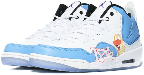 【客製化球鞋】 Jordan Courtside 23 愛情小狗 防滑耐磨減震 中筒 復古籃球鞋 GS 白藍 Lookbook 【客製化球鞋】 Jordan Courtside 23 愛情小狗 防滑耐磨減震 中筒 復古籃球鞋 GS 白藍