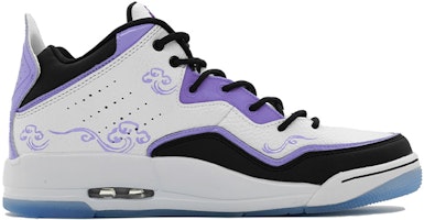 【定制球鞋】Jordan Courtside 23 祥云龍紋 紫龍圖騰 素雅風 中國龍 國風 雲紋 塗鴉 中幫 復古籃球鞋 GS 白紫 Order 【定制球鞋】Jordan Courtside 23 祥云龍紋 紫龍圖騰 素雅風 中國龍 國風 雲紋 塗鴉 中幫 復古籃球鞋 GS 白紫