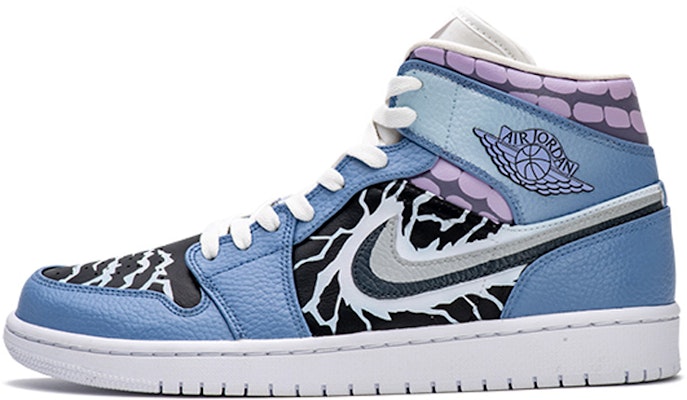 【カスタムシューズ】エアジョーダン1 ミッド ブルーブラック 'うちはサスケ - ナルト' 554724-130(TeamB-火影忍者佐助) Buy 【カスタムシューズ】エアジョーダン1 ミッド ブルーブラック 'うちはサスケ - ナルト' 554724-130(TeamB-火影忍者佐助)